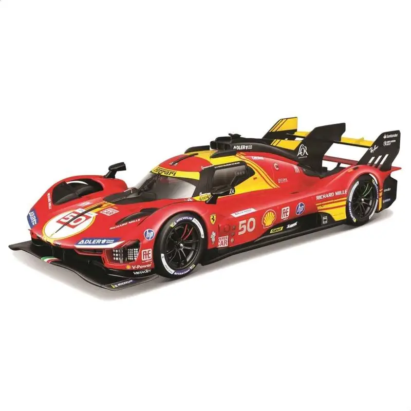 Bburago 16303 1/18 2024 Ferrari 499P Le Mans Hypercar Wec 24 Hour Champion No.50 1