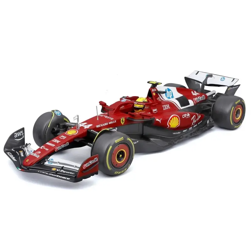 Bburago 16816H 1/18 Ferrari Sf-25 No.44 Lewis Hamilton 1