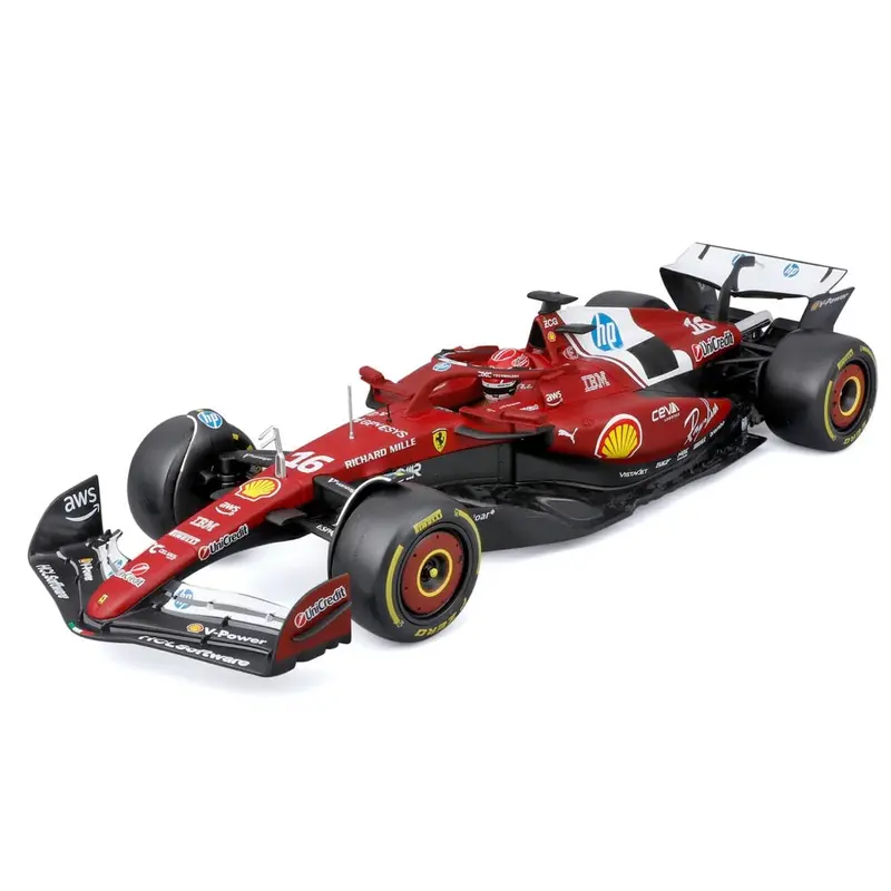 Bburago 16816L 1/18 Ferrari Sf-25 No.16 Charles Leclerc 1