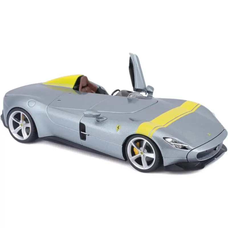 Bburago 26027 1/24 2021 Ferrari Monza Sp1 Icona Ltd Series Car Silver 1