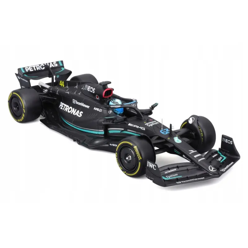 Bburago 28503R 1/24 2023 Racing Model Kit F-1 Mercedes-Amg W14 No.63 Russell With Helmet 2