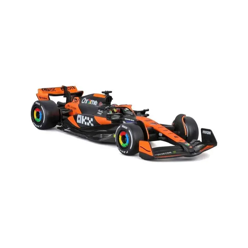 Bburago 8215P 1/43 2024 F-1 Mclaren Mcl 38 No.81 Piastri With Helmet 1
