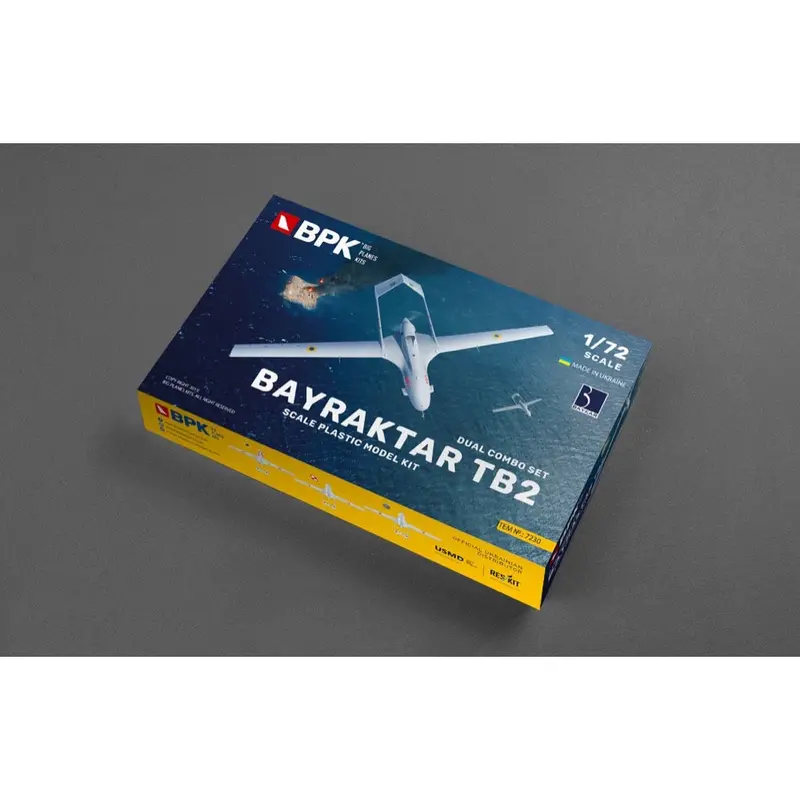 Big Plane Kits 7230 1/72 Bayraktar Tb2 Dual Combo Set 1