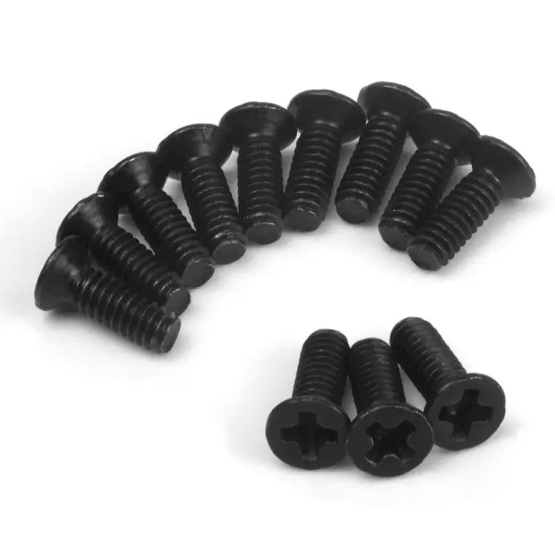 Blackzon 540461 Countersunk Tapping Screw 2×5Mm 12Pcs 1