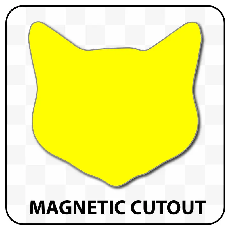 Blank Cat Shaped Magnetic Cutout 5