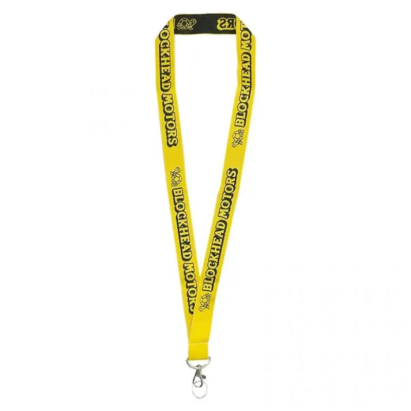 Blockhead Motors Blockhead Motors Neck Strap Yellow 1