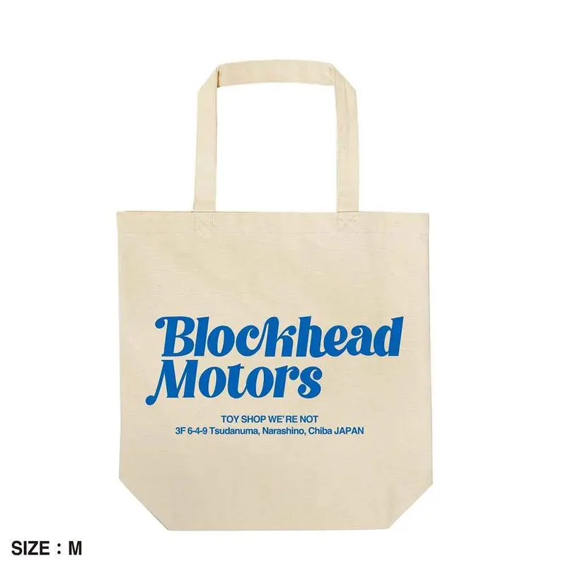 Blockhead Motors Standard Tote Bag Natural M 1