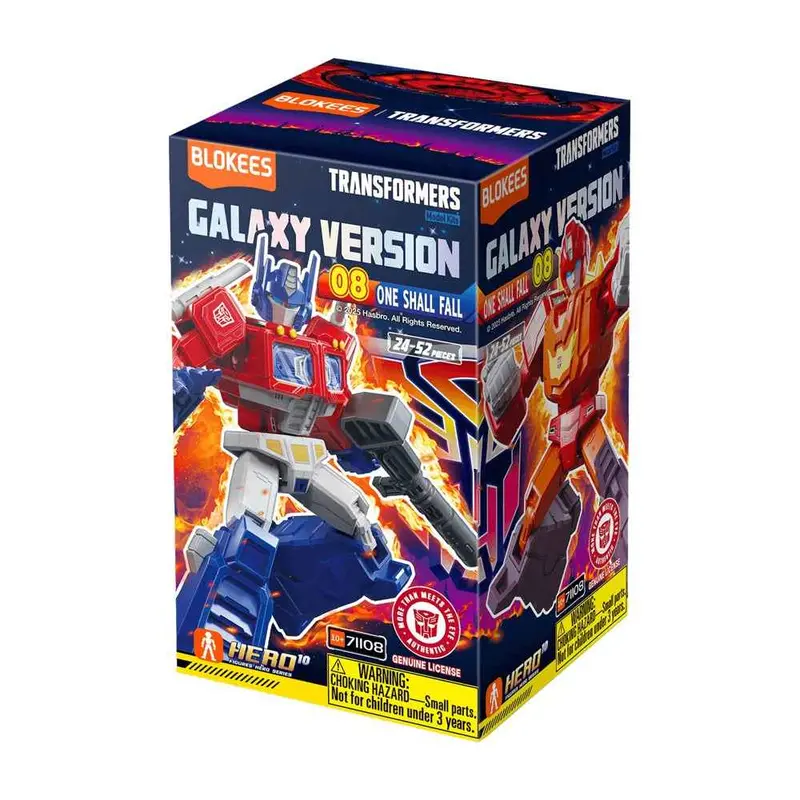 Blokees 71108 Blokees Transformers Galaxy Version 08 One Shall Fall Blind Box (1 Random Figure) 1
