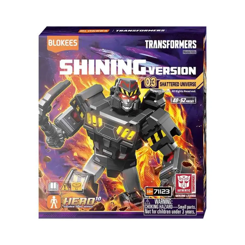 Blokees 71123 Transformers Shining Version 03 Shattered Universe Blind Box (1 Random Figure) 1