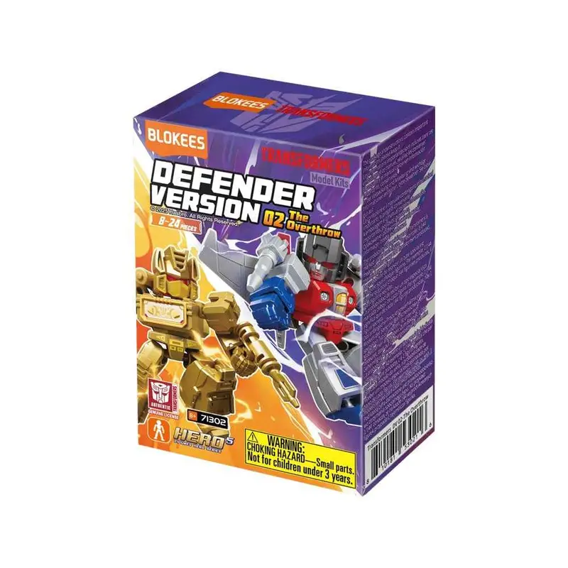 Blokees 71302 Transformers Defender Version 02 The Overthrow Blind Box (1 Random Figure) 1