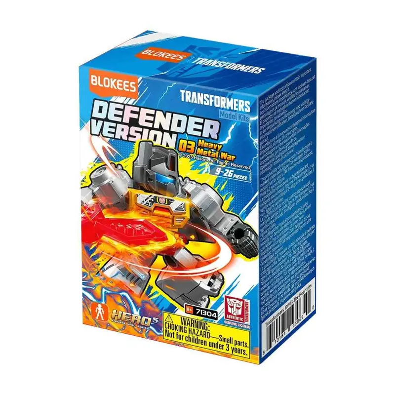 Blokees 71304 Transformers Defender Version 03 Heavy Metal War Blind Box (1 Random Figure) 1
