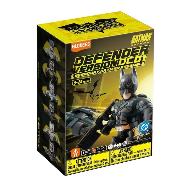 Blokees 75701 Batman Defender Version Dc01 Legendary Batman Assemble Blind Box (1 Random Figure) 1