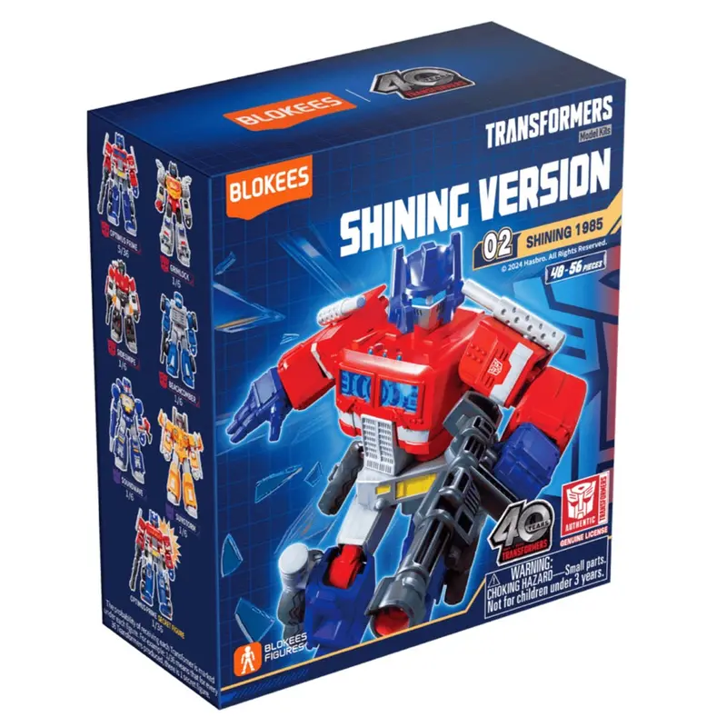 Blokees Figures 71122 Transformers Shining Version 02 Shining 1985 Blind Box (1 Random Figure) 1