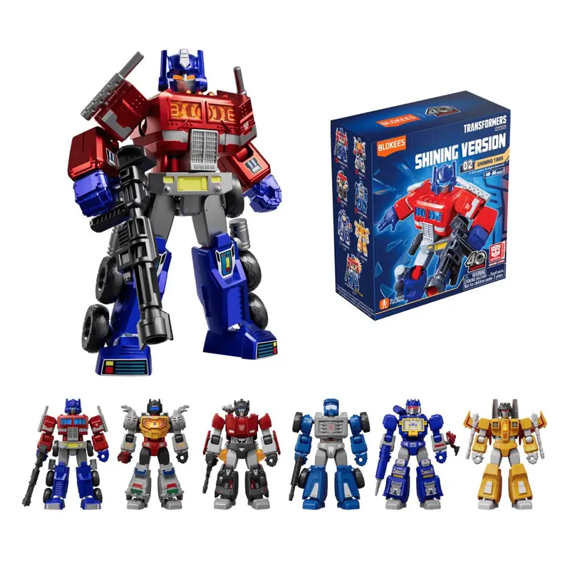 Blokees Figures 71122 Transformers Shining Version 02 Shining 1985 Blind Box (1 Random Figure) 2