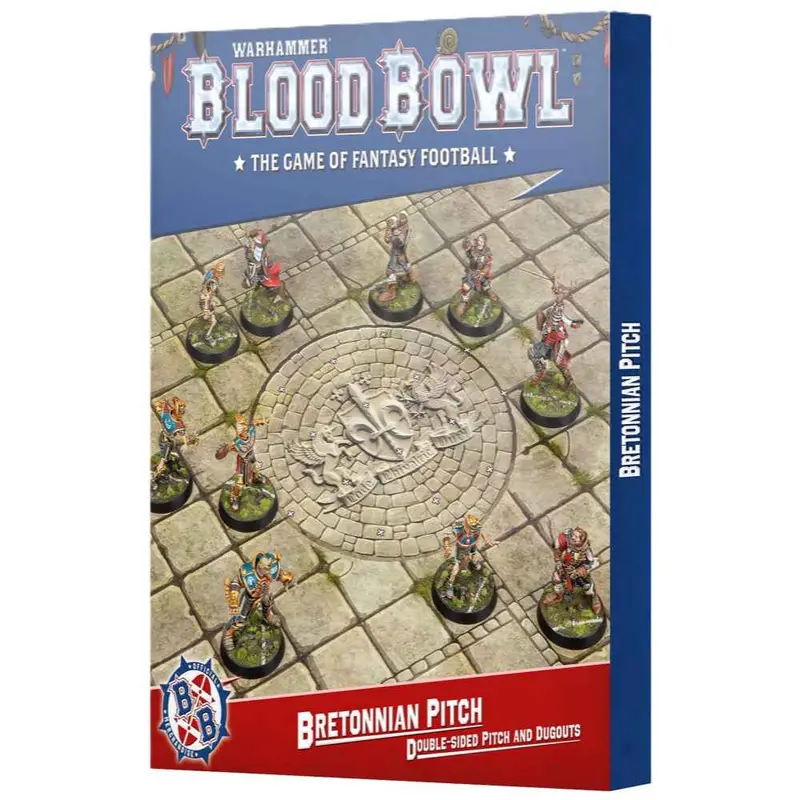 Blood Bowl Bretonnian Team Pitch & Dugouts 1