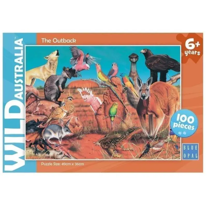 Blue Opal 02094-C Wild Australia The Outback 100Pc Jigsaw Puzzle 1
