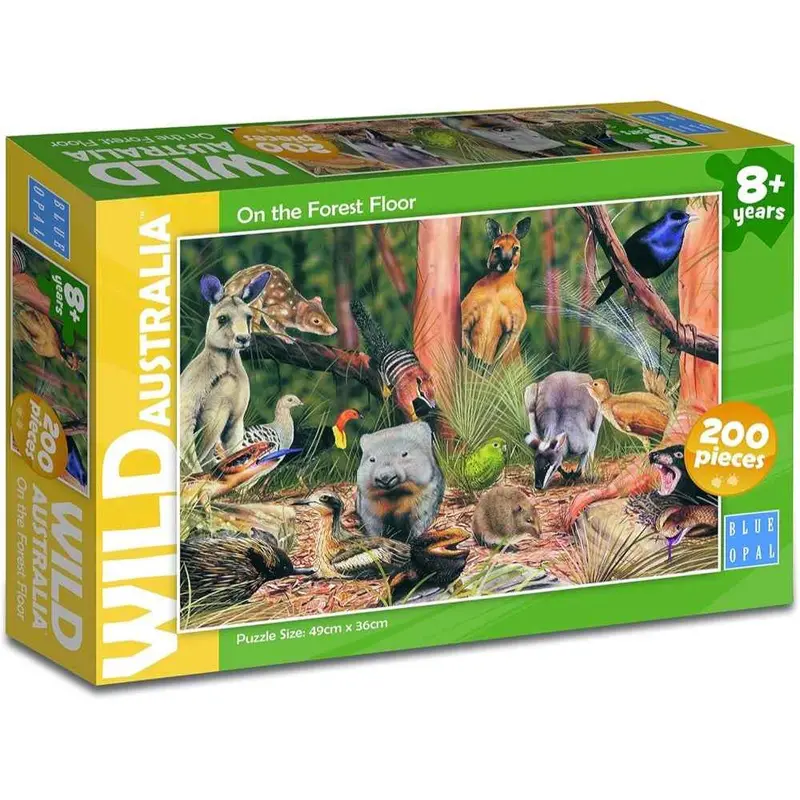 Blue Opal 02098-C Wild Australia On The Forest Floor 200Pc Jigsaw Puzzles 1