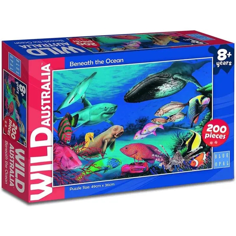 Blue Opal 02099-C Wild Australia Beneath The Oceans 200Pc Jigsaw Puzzles 1