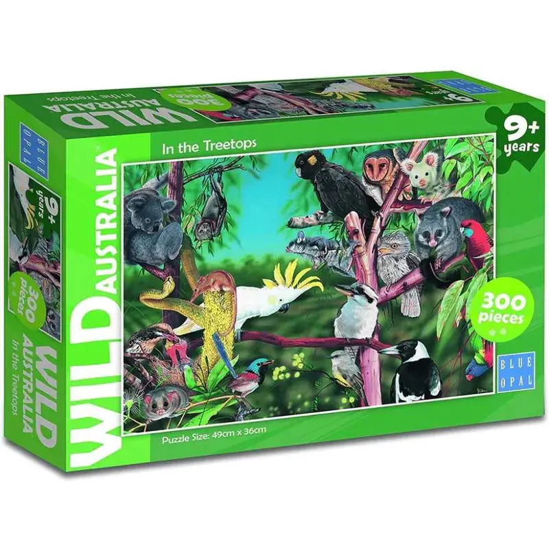 Blue Opal 02100-C Wild Australia In The Treetops 300Pc Jigsaw Puzzle 1