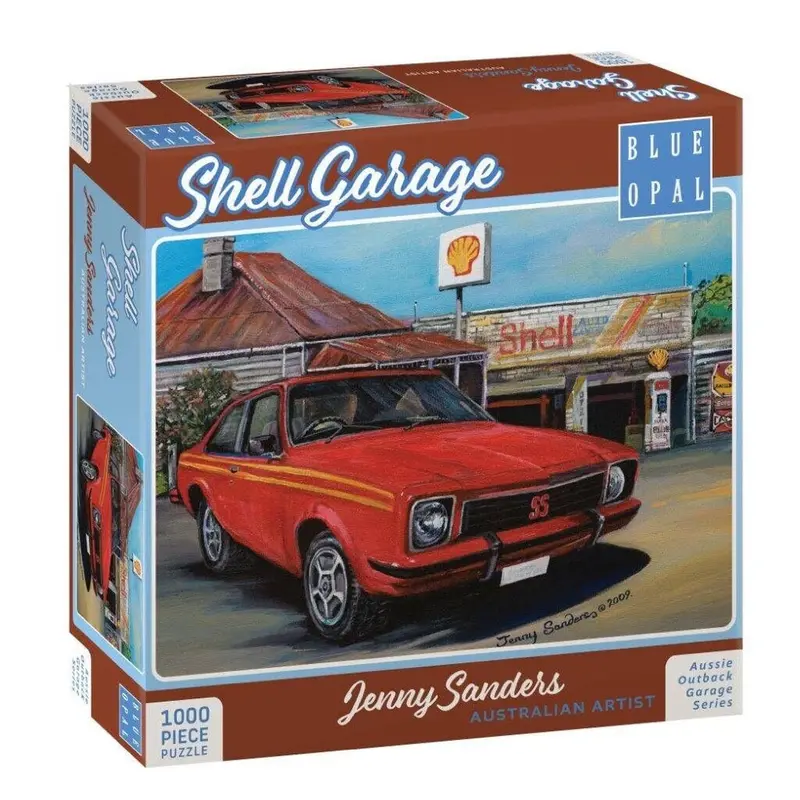 Blue Opal 02301 Jenny Sanders Shell Auto Centre 1000Pc Jigsaw Puzzle 1