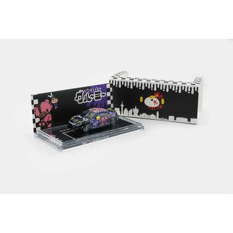 Bm Creation 64B0440 1/64 Toyota Gr86 X Gloomy Bear Black (Macau Gp) 1