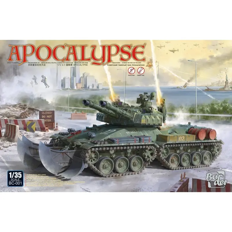 Border Model Bc-001 1/35 Soviet Apocalypse Tank 1