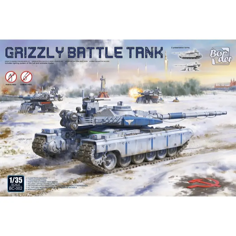 Border Model Bc002 1/35 Grizzly Battle Tank 1