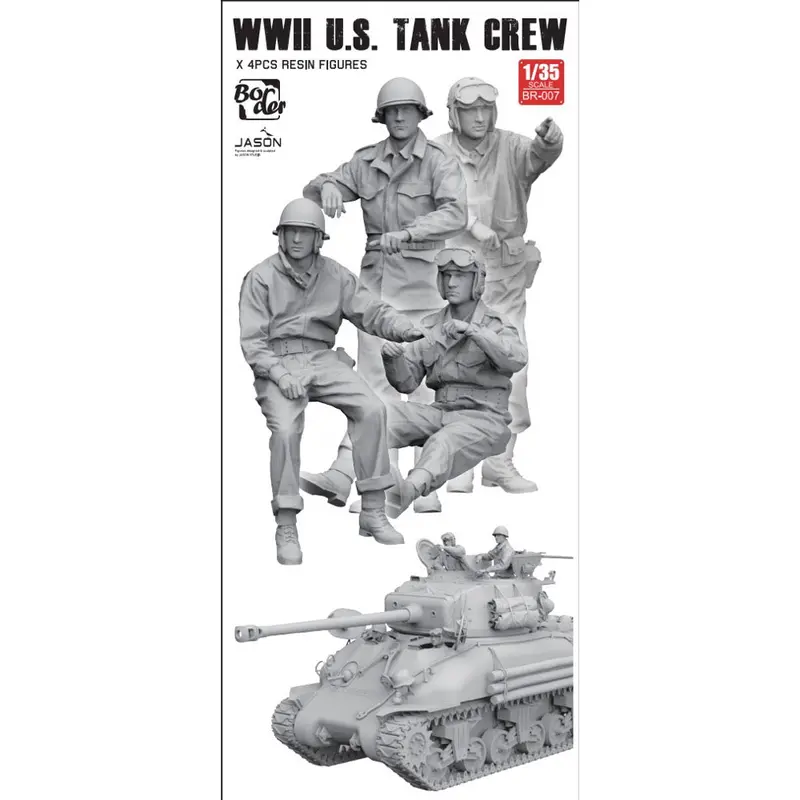 Border Model Br007 1/35 Ww Ii U.S. Tank Crew 1