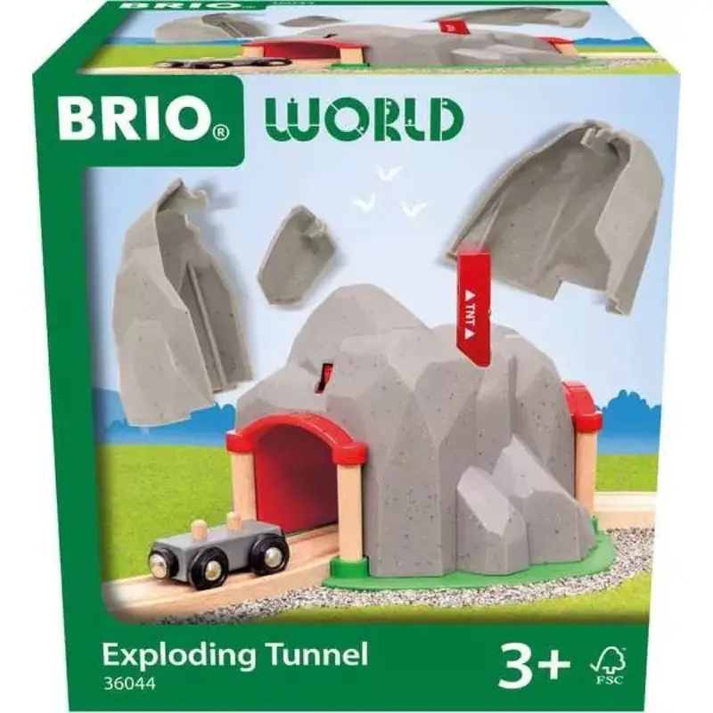 Brio 36044 Dynamite Mountain Tunnel 3 Pc 1