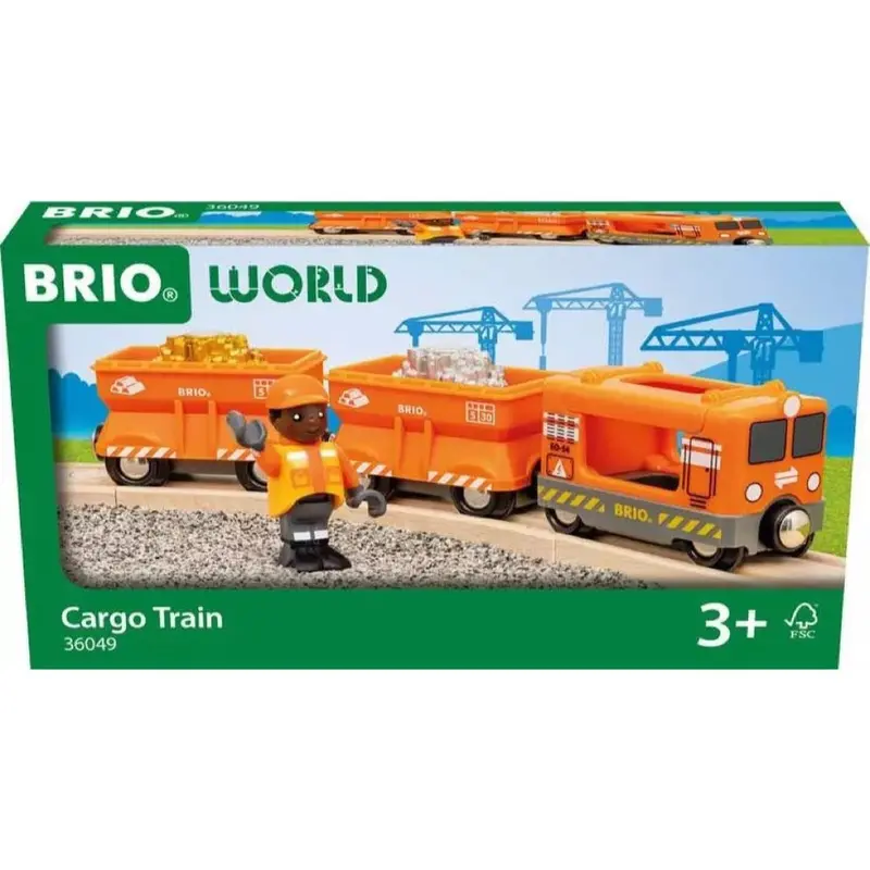 Brio 36049 Gold Cargo Train 6 Pc 1