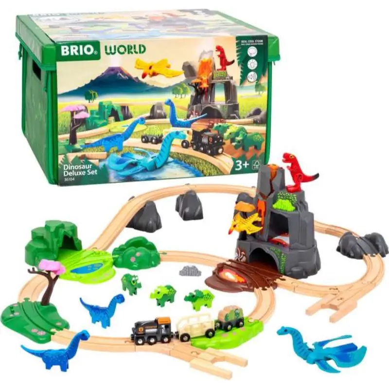 Brio 36104 Dinosaur Deluxe Set 45 Pc 1