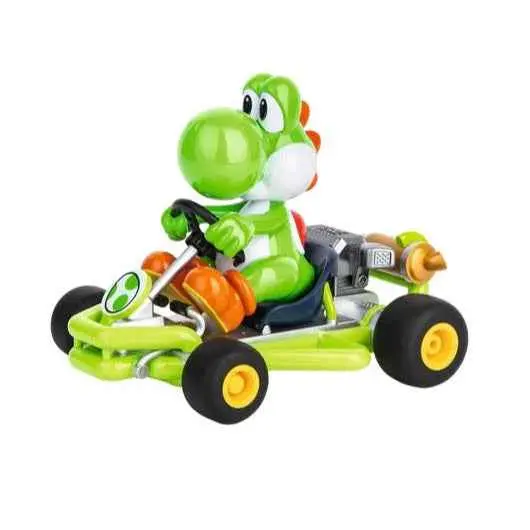 Carrera 200988P 1/18 2.4 Ghz Radio Controlled Mario Kart Pipe Kart Yoshi 1