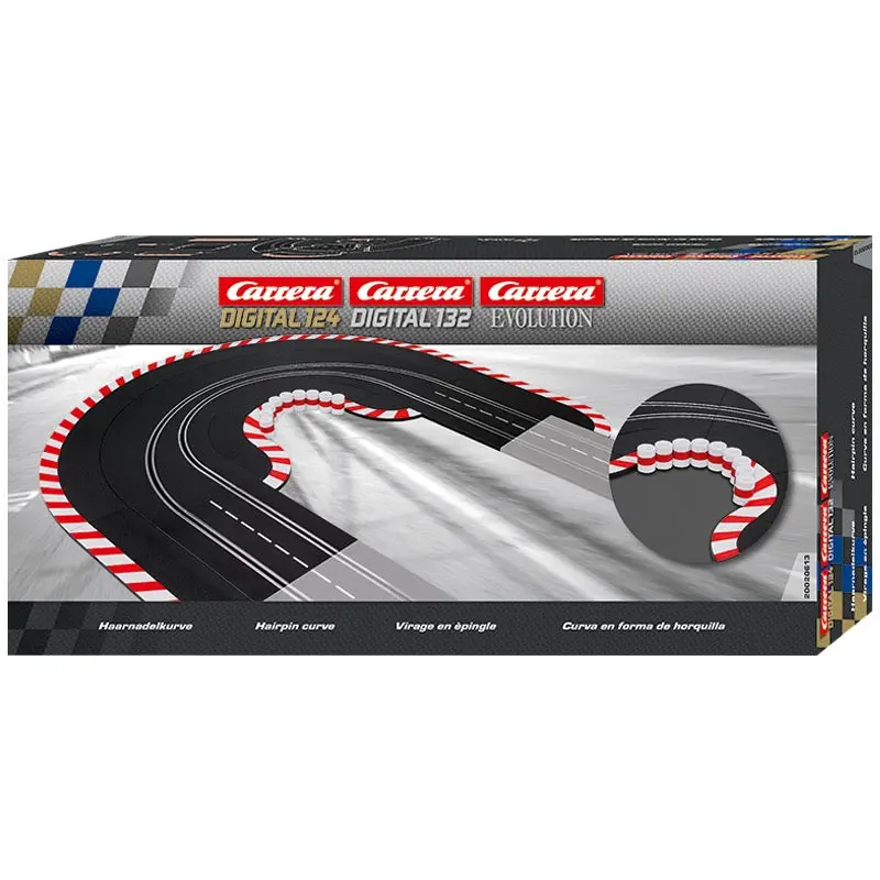 Carrera 20613 Evolution/Digital Hairpin Curve Set 1/60 Deg 19Pc 1