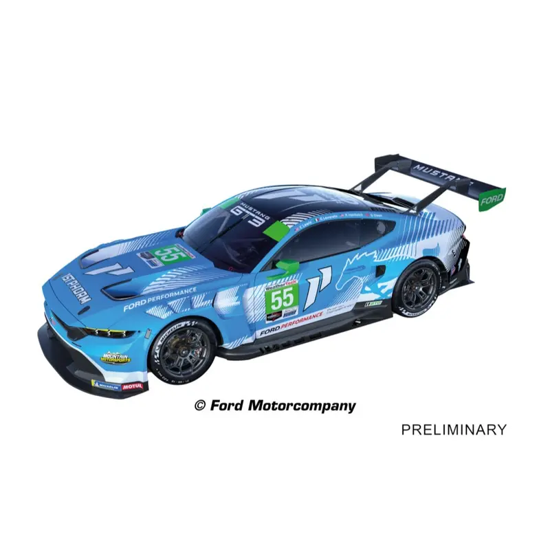 Carrera 32052 Digital 312 Ford Mustang Gt3 Champion Spirit No.55 1