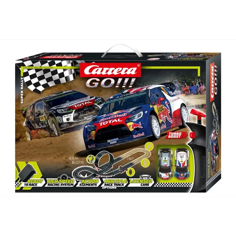 Carrera 62495 Go!!! Wrc Super Rally Slot Car Set* 1