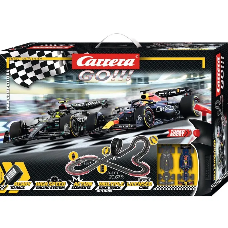 Carrera 62574 Go!!! Max Competition Slot Car Set 1