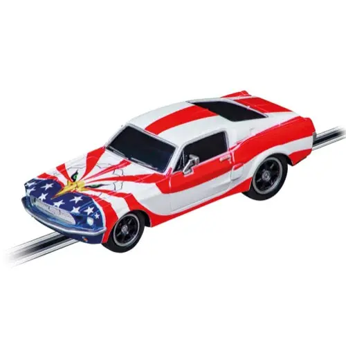 Carrera 64289 Go!!! Ford Mustang 1967 Stars 'N Stripes Slot Car 1