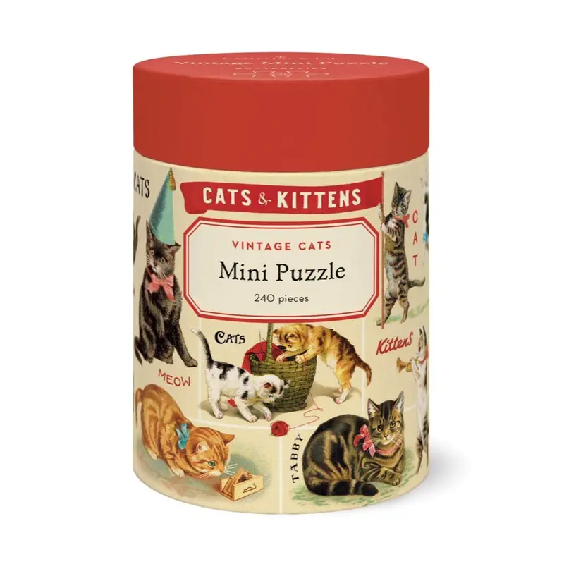 Cavallini Vintage Cats 240Pc Jigsaw Puzzle 1