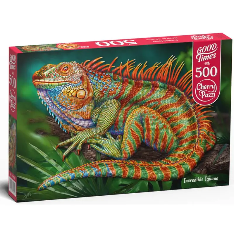 Cherry Pazzi 20128 Incredible Iguana 500Pc Jigsaw Puzzle 1