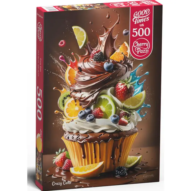 Cherry Pazzi 20142 Crazy Cake 500Pc Jigsaw Puzzle 1