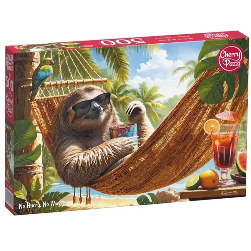 Cherry Pazzi 20302 No Hurry, No Worries 500Pc Jigsaw Puzzle 1