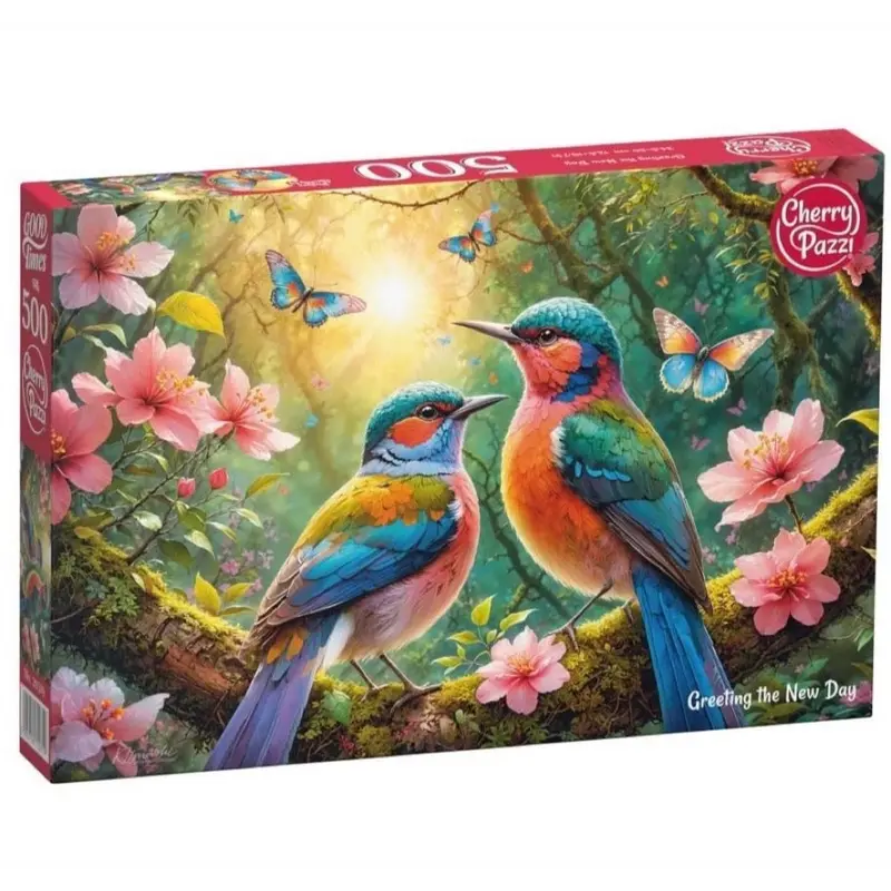 Cherry Pazzi 20319 Greeting The New Day 500Pc Jigsaw Puzzle 1