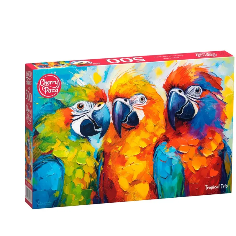 Cherry Pazzi 20388 Tropical Trio 500Pc Jigsaw Puzzle 1