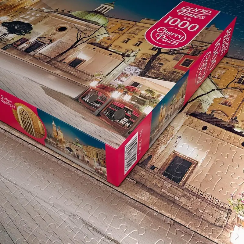 Cherry Pazzi 30004 Market Square In Cracow 1000Pc Jigsaw Puzzle 2