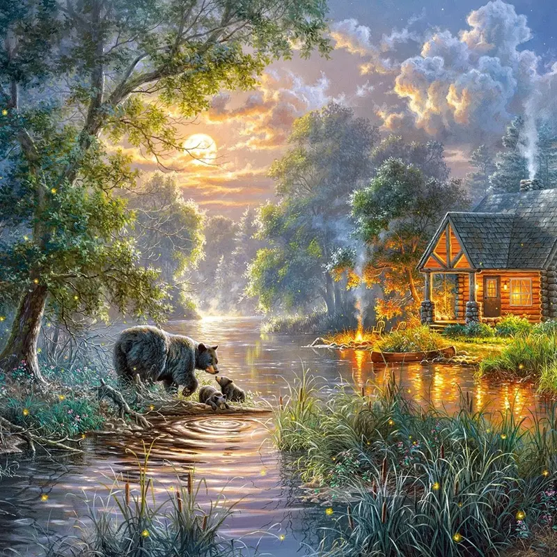 Cherry Pazzi 30318 Firefly Cove 1000Pc Jigsaw Puzzle 2