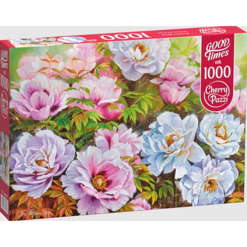 Cherry Pazzi 30608 Peonyssimo Opus 5 1000Pc Jigsaw Puzzle 1