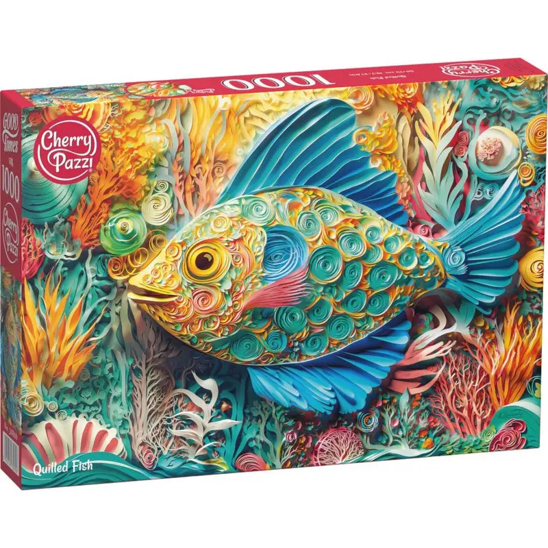 Cherry Pazzi 30806 Quilled Fish 1000Pc Jigsaw Puzzle 1