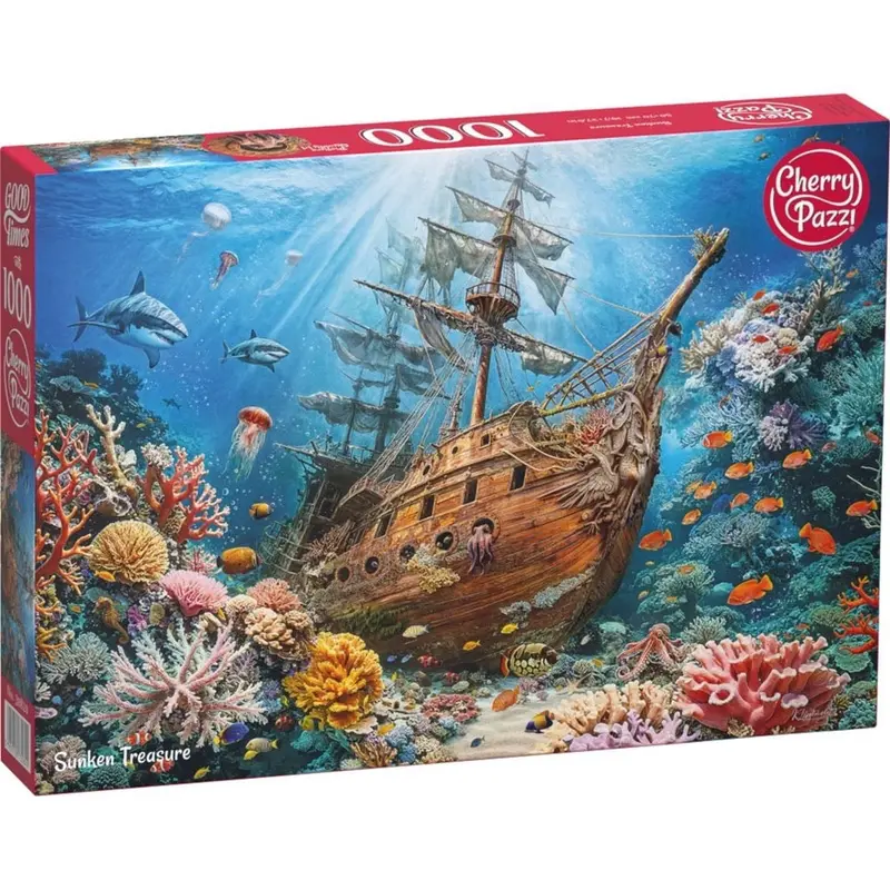 Cherry Pazzi 30820 Sunken Treasure 1000Pc Jigsaw Puzzle 1