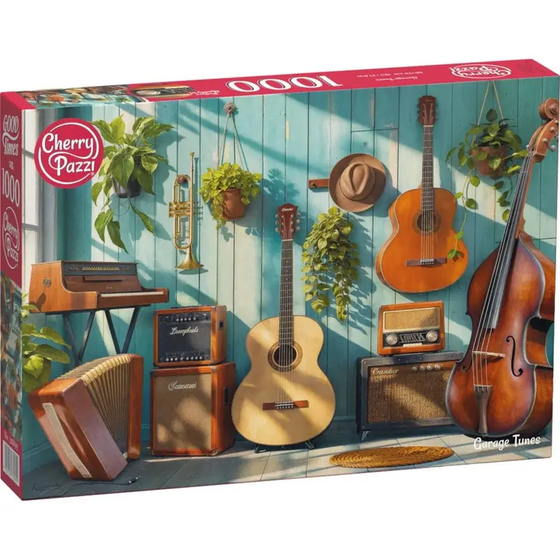 Cherry Pazzi 30899 Garage Tunes 1000Pc Jigsaw Puzzle 1