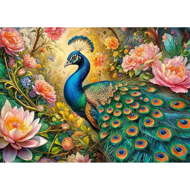 Cherry Pazzi 30929 Peacock's Paradise 1000Pc Jigsaw Puzzle 2